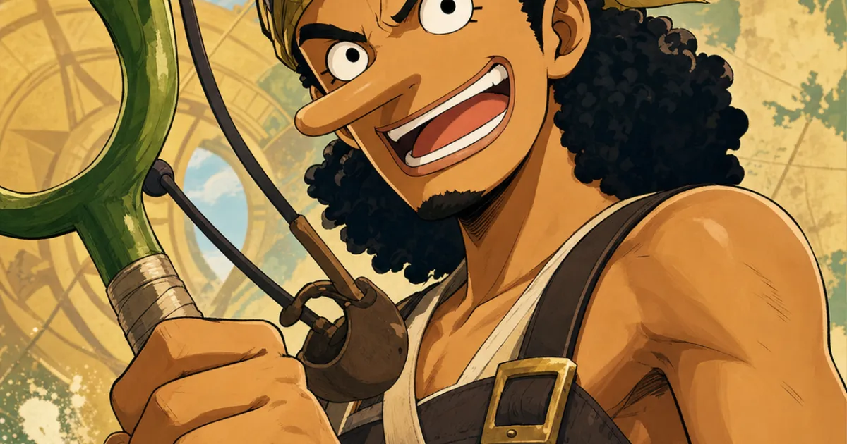 Retrato autoral de Usopp