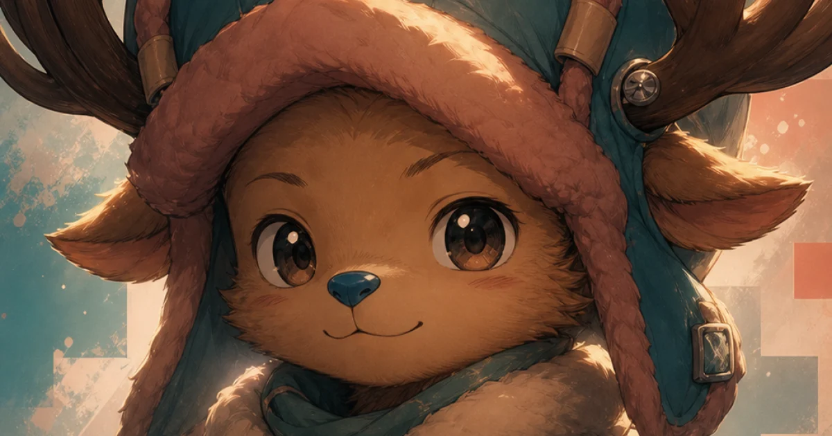 Retrato autoral de Tony-Tony Chopper