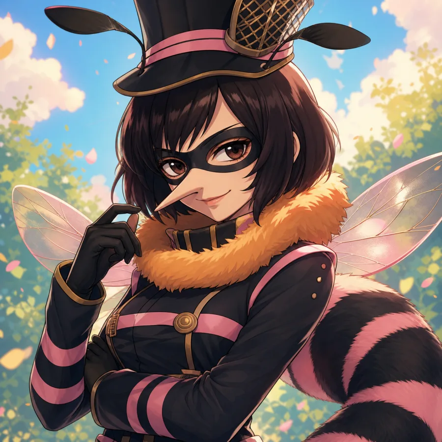 Retrato autoral de Bee Anne