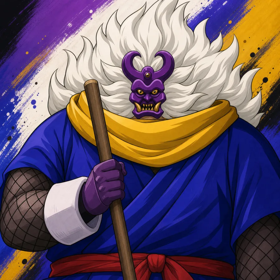 Retrato autoral de Sarutobi