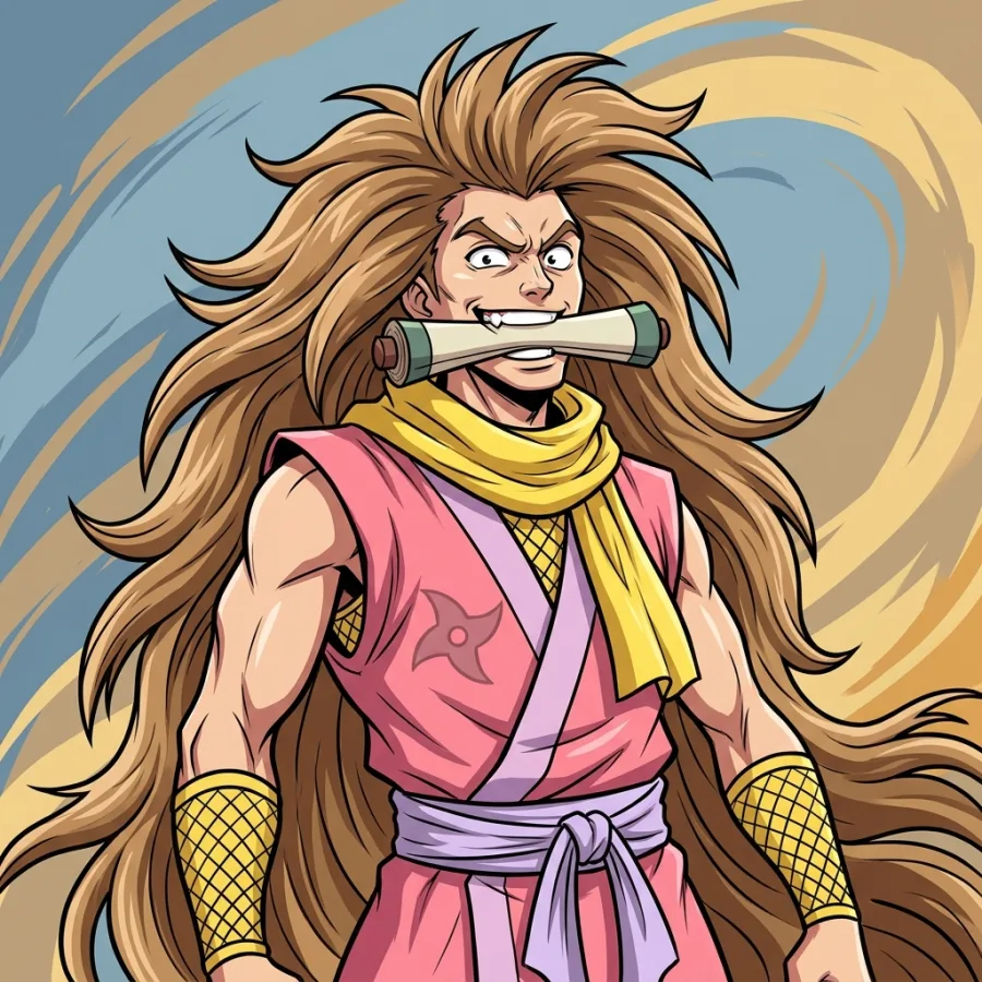Retrato autoral de Kazekage