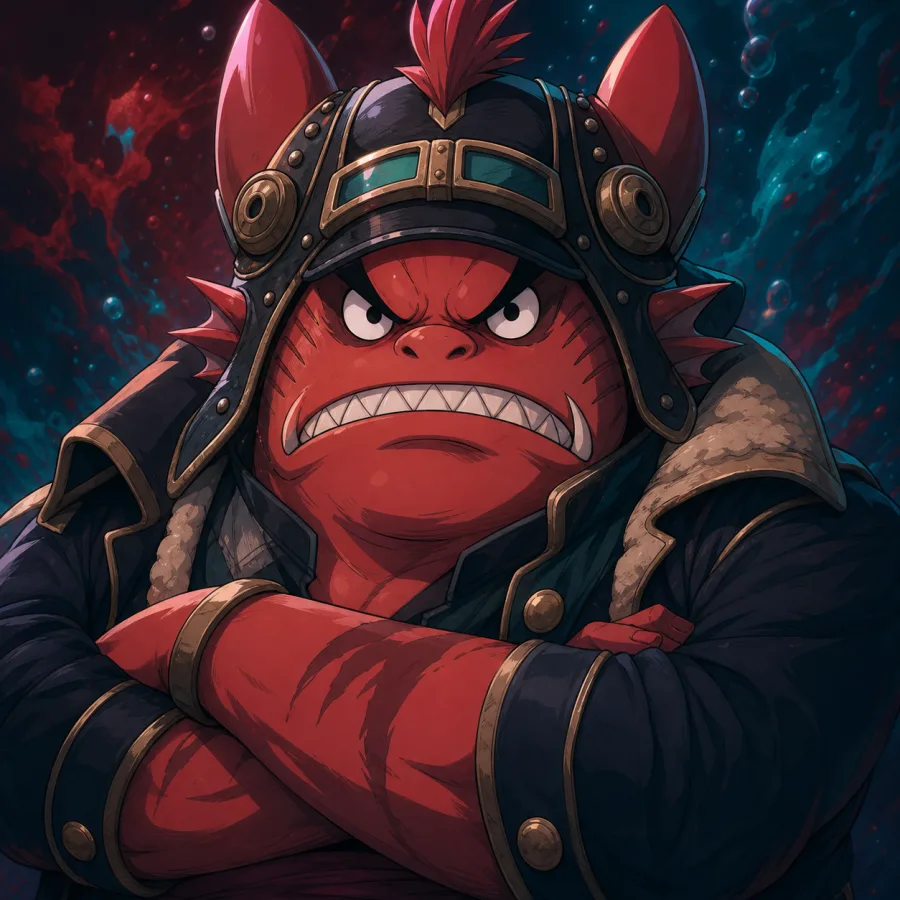 Retrato autoral de Daruma