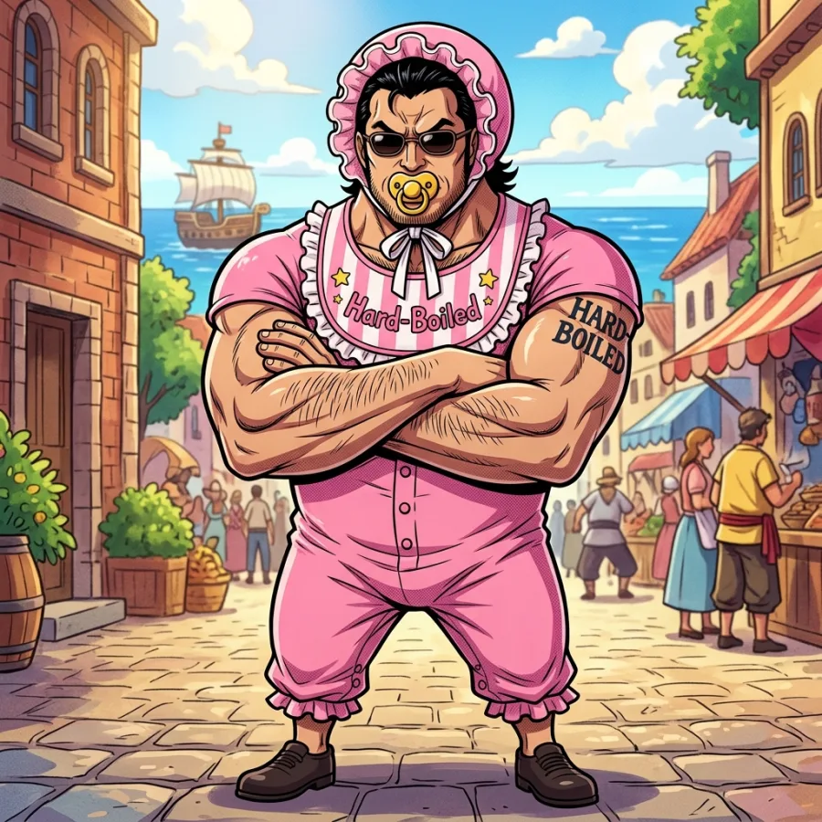 Retrato autoral de Señor Pink