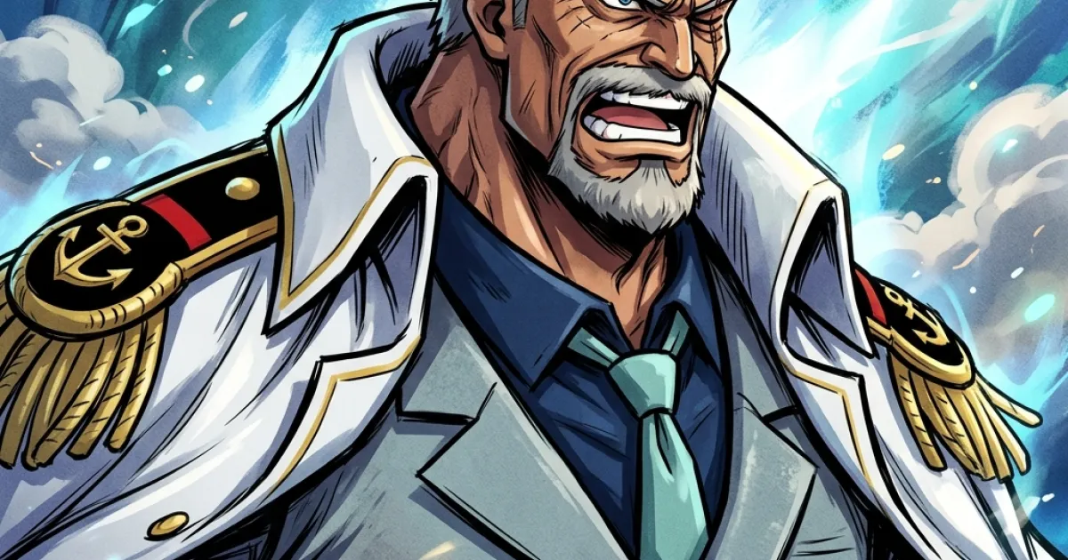 Retrato autoral de Monkey D. Garp
