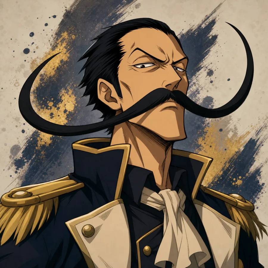 Retrato autoral de Kaiser Moustache