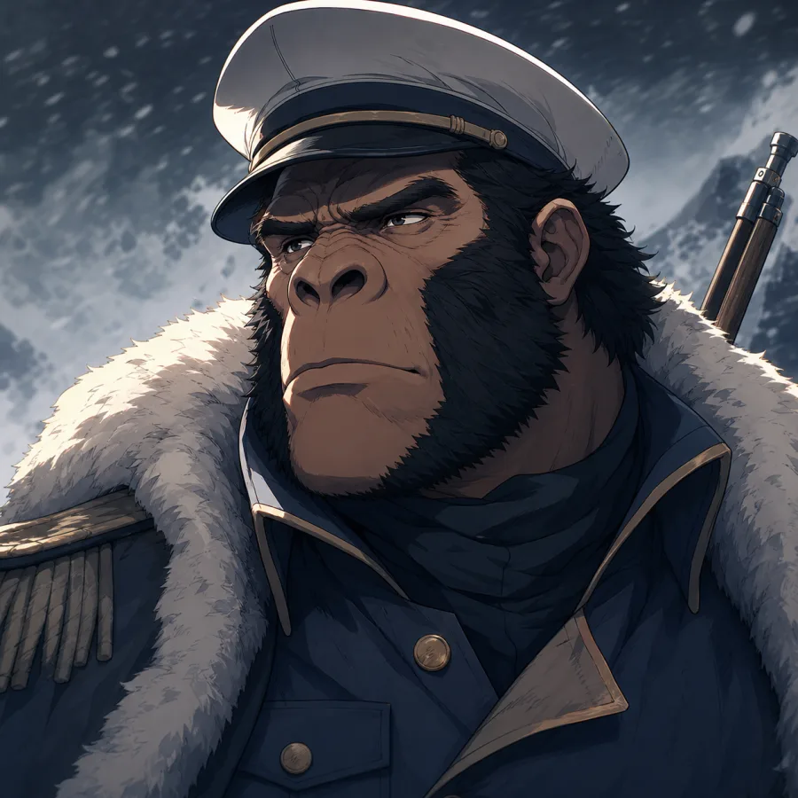Retrato autoral de Gorilla