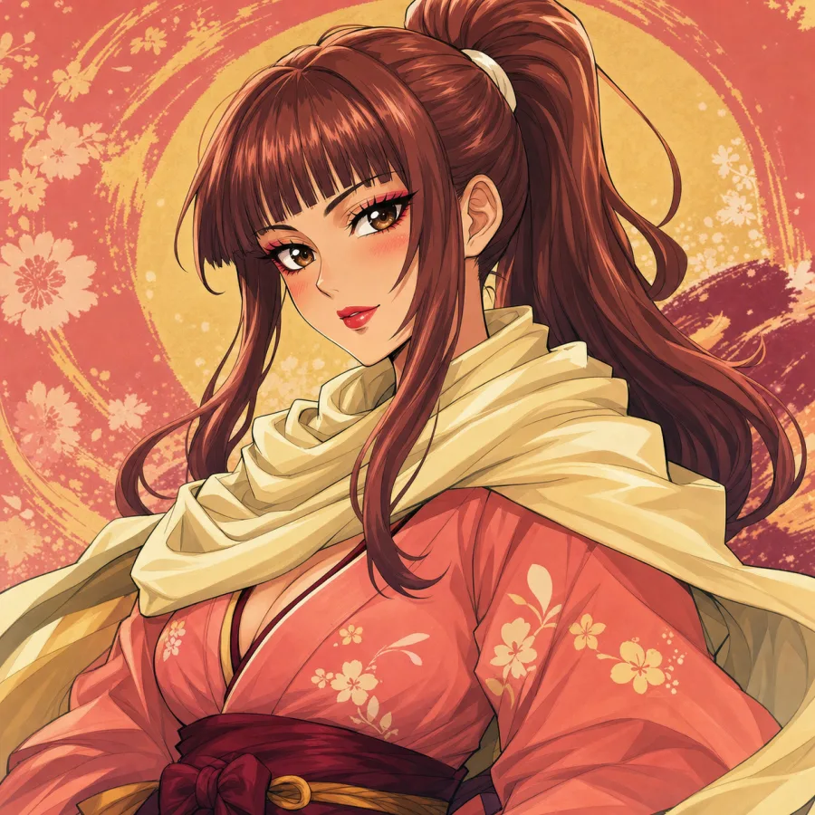 Retrato autoral de Shinobu