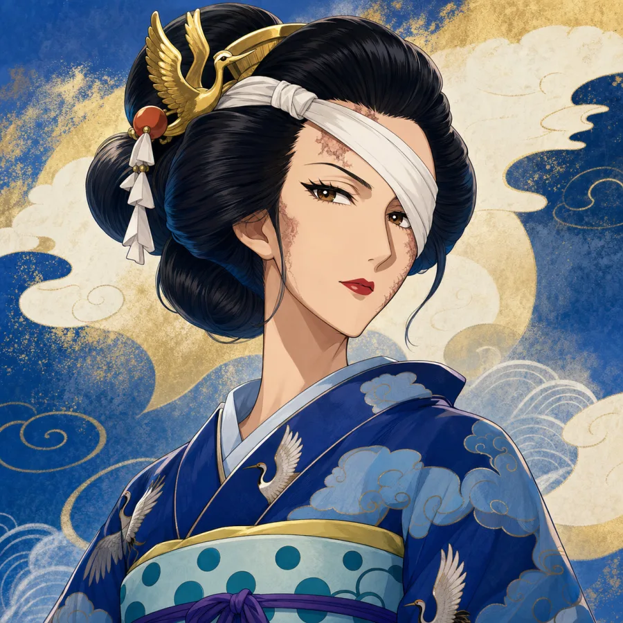 Retrato autoral de Tsurujo