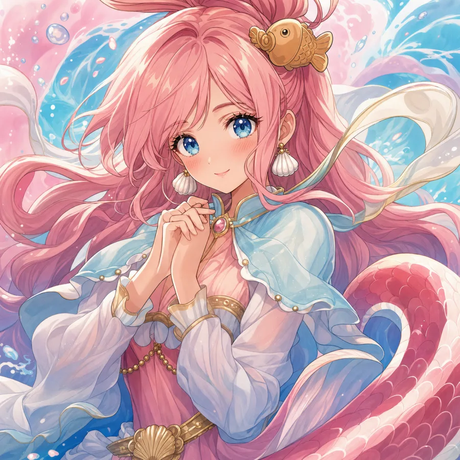 Retrato autoral de Shirahoshi