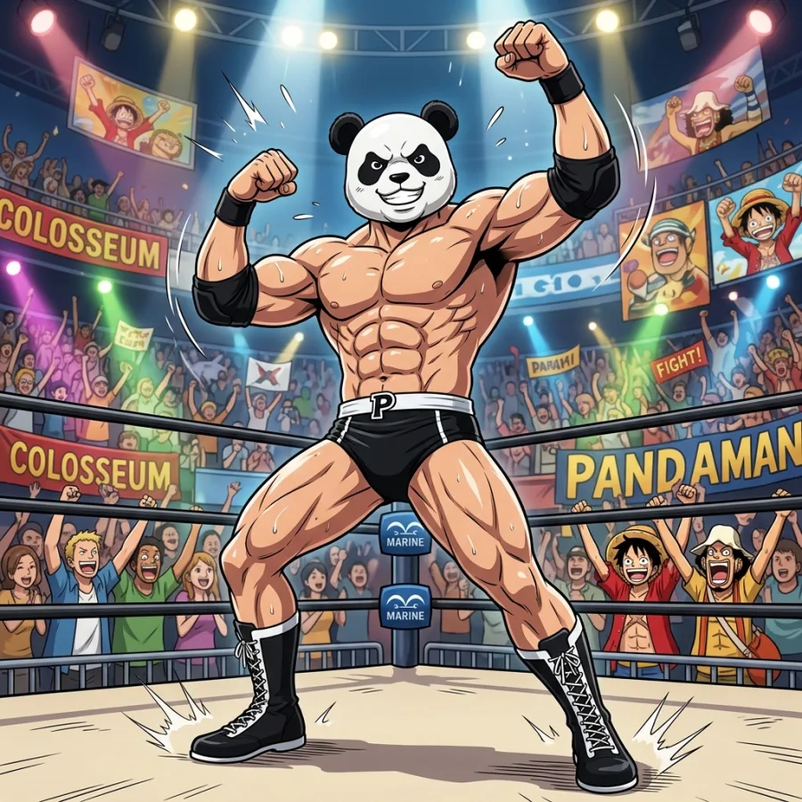Retrato autoral de Pandaman