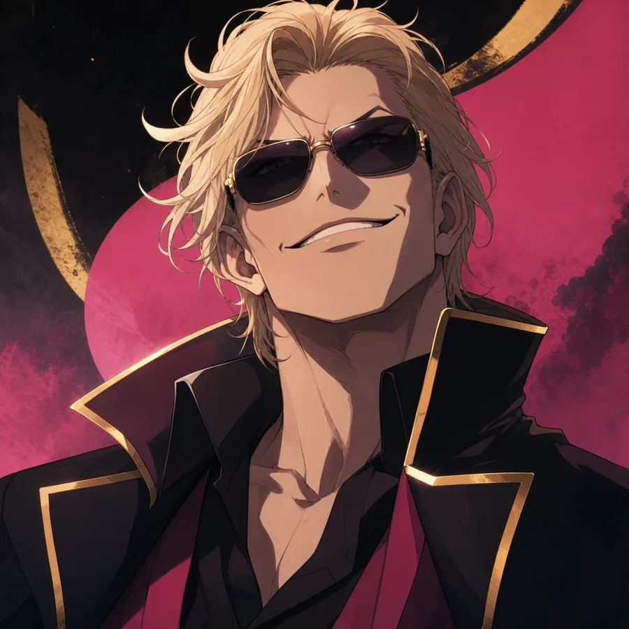 Retrato autoral de Donquixote Doflamingo