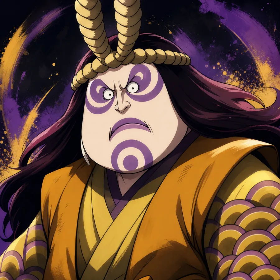 Retrato autoral de Fugetsu Omusubi