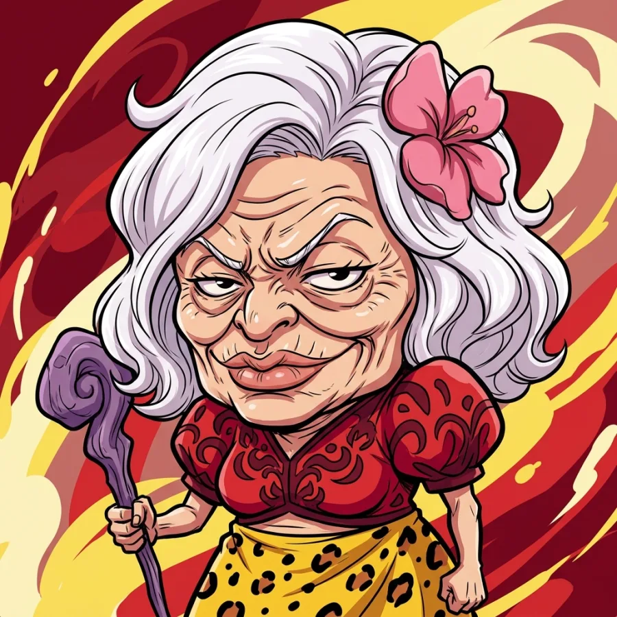 Retrato autoral de Gloriosa