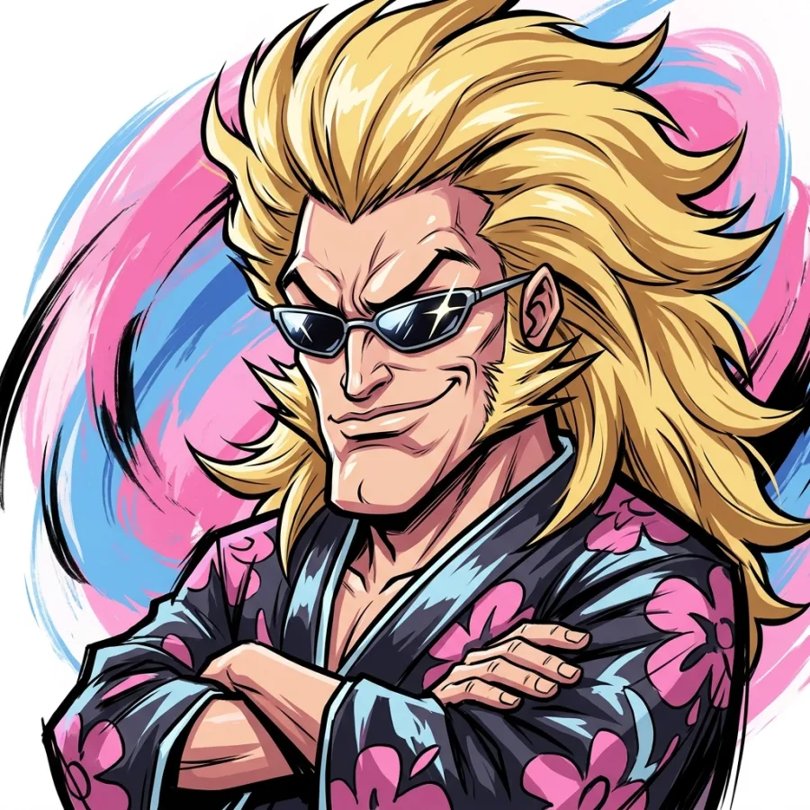 Retrato autoral de Ikkaku (Wano)