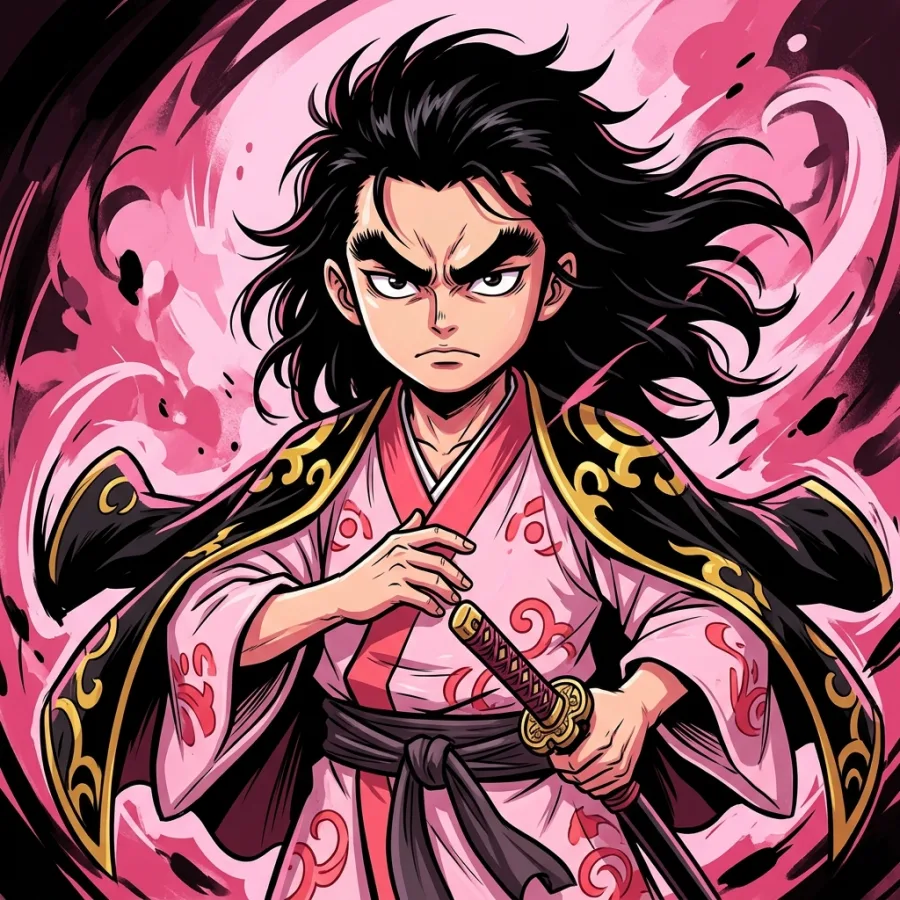 Retrato autoral de Kozuki Momonosuke