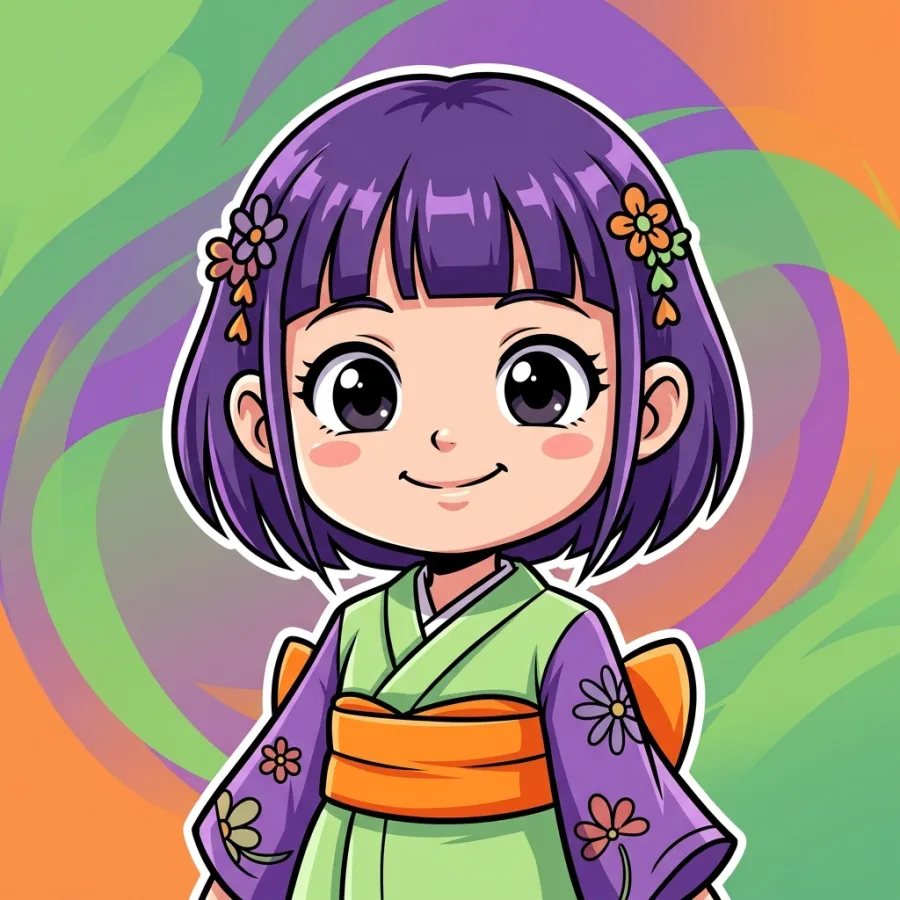Retrato autoral de Kurozumi Tama