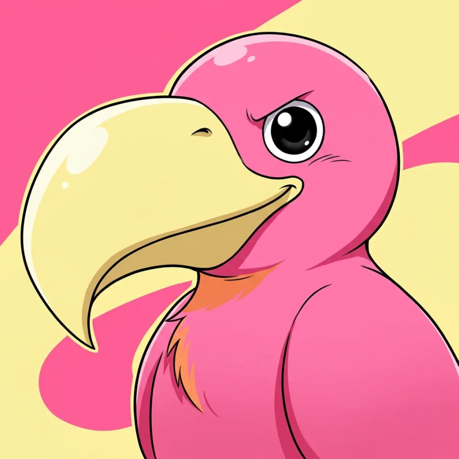 Retrato autoral de Pinky