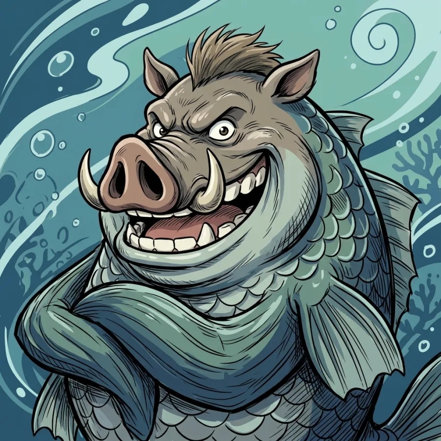 Retrato autoral de Sea Boar