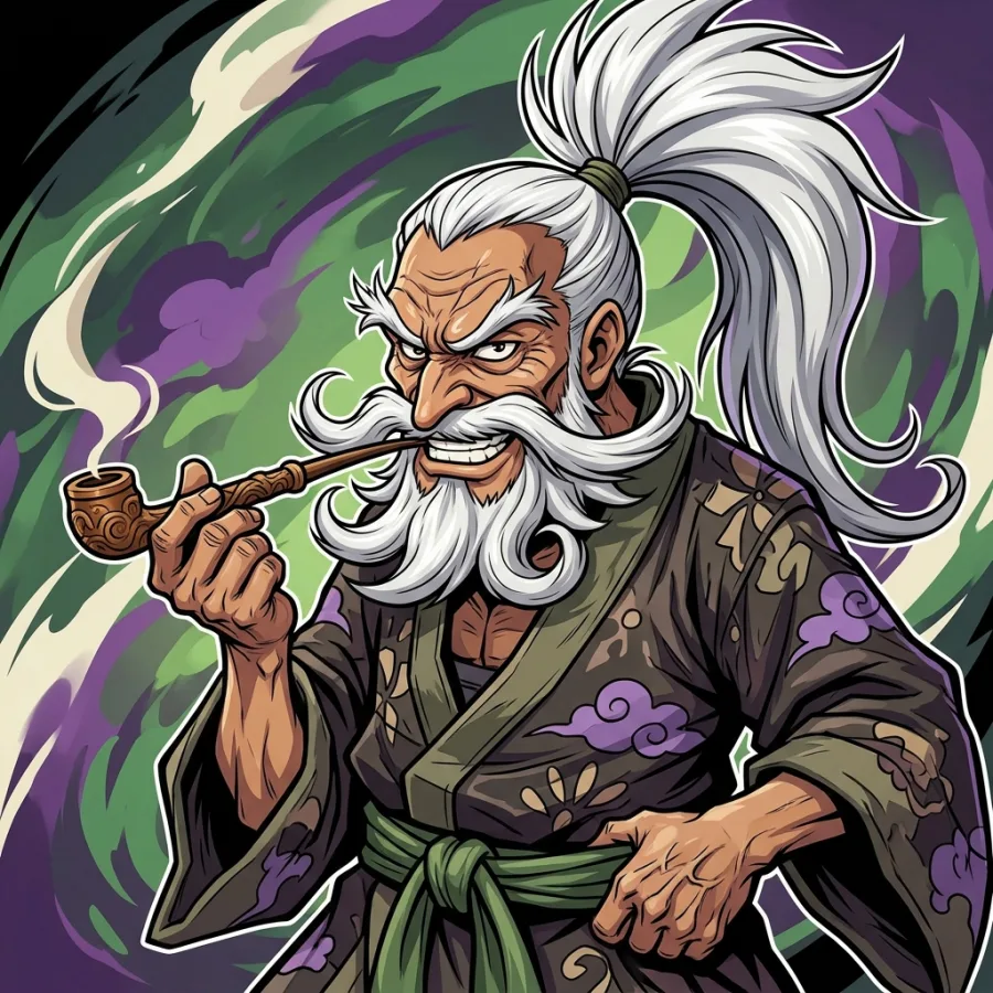 Retrato autoral de Shimotsuki Kozaburo