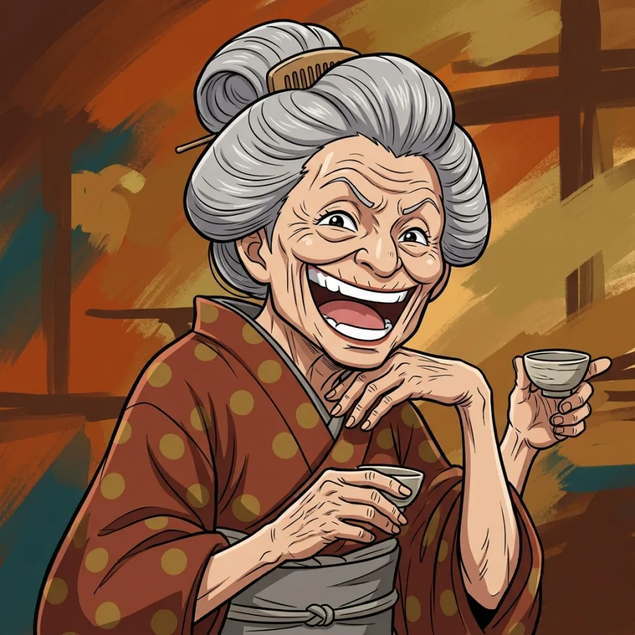 Retrato autoral de Wakasa